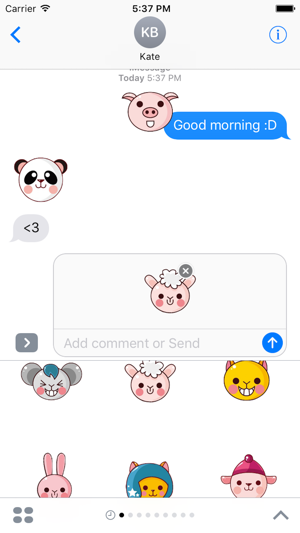 Animal Funny Sticker - Emoji(圖3)-速報App