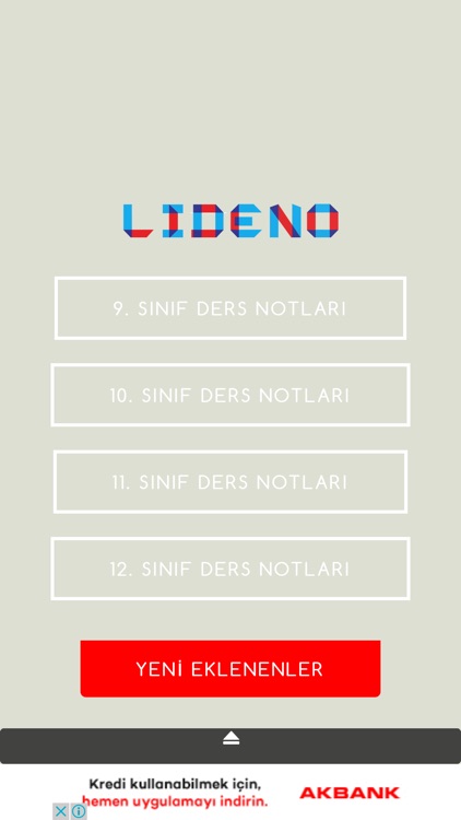 Lideno | Lise Ders Notları