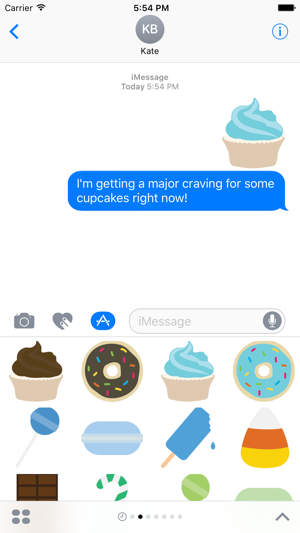 Sweets Sticker Pack for iMessage(圖2)-速報App