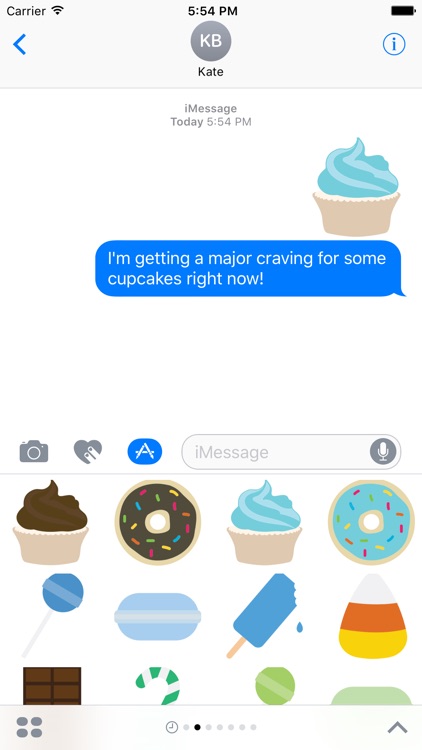 Sweets Sticker Pack for iMessage