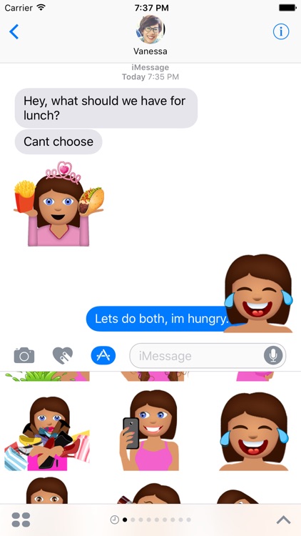 BFF Julia – Fun Girly Emoji