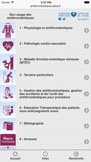 Reco Thromboses AP-HP(圖2)-速報App