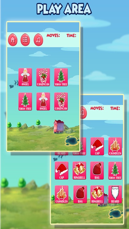 Match Christmas Card Kids Game screenshot-3