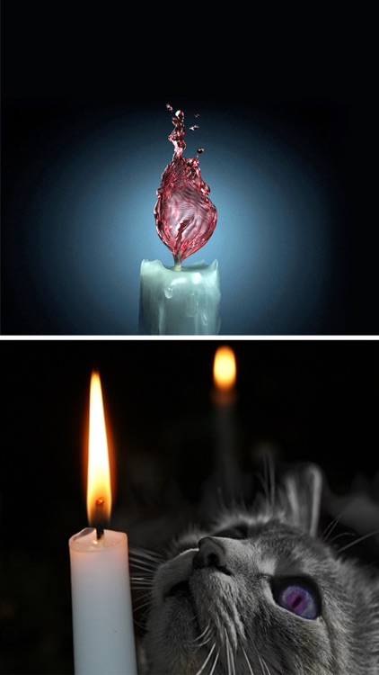 Candle Flame Wallpapers - Burning Candles Pictures screenshot-4