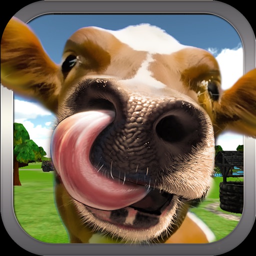 Wild Cow Simulator 3D Game - Explore The Vast Farm In This Simulation Game Icon