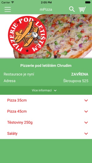 Pizzerie Pod letištěm Chrudim