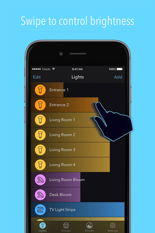 Huemote – A Fast Remote for Your Philips Hue Lights screenshot 2