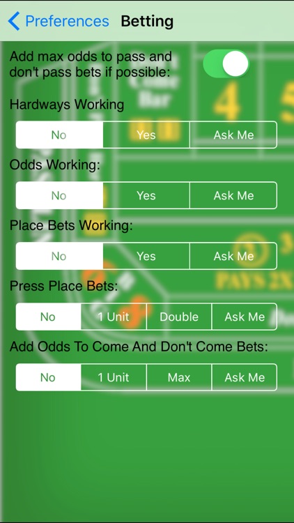 Craps lite app login