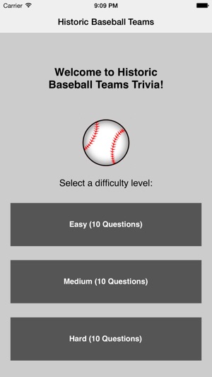 Historic Baseball Teams Trivia