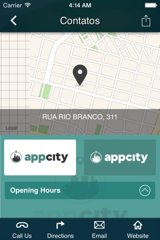 Screenshot of appcity