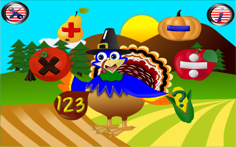 Thanksgiving Games Math Lite - náhled