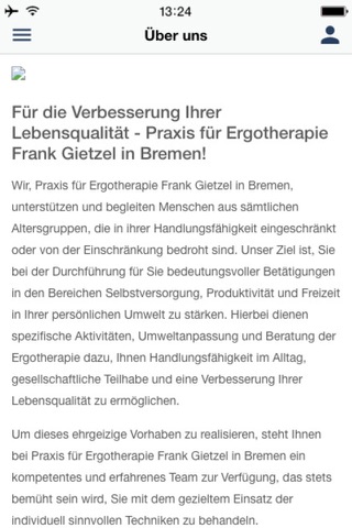 Frank Gietzel Ergotherapie screenshot 2