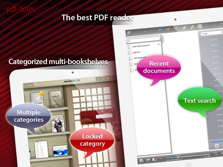pdf-notes for iPad (pdf reader/viewer/iap) screenshot-4