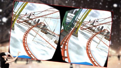 VR - Winter Tourist Roller Coaster Simulator Freeのおすすめ画像3