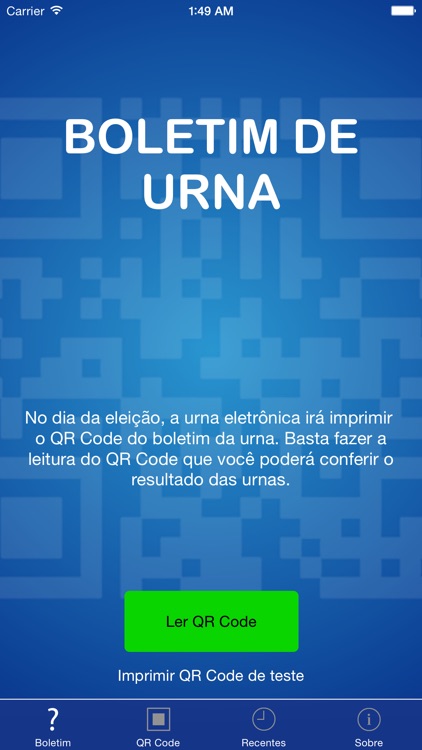 Boletim de Urna - QR Code