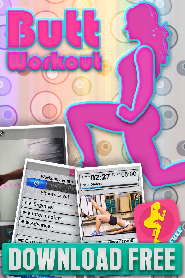 Butt Workout FREE HD - Aerobic Exercises Thigh Leg screenshot 2