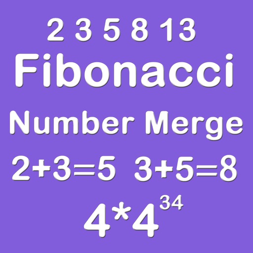 Number Merge Fibonacci 4X4 - Playing The Piano And Sliding Number Block Icon