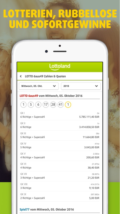 Lottoland: Lotto, EuroJackpot, EuroMillions
