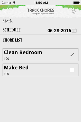 Track Chores 2.0 screenshot 4