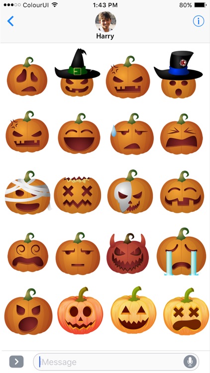 Halloween Emojis • Scary Sticker Pack for iMessage