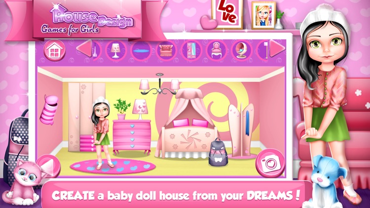 House Design Games for Girls: Decorate Dollhouse.s by Milos Veljkovic
