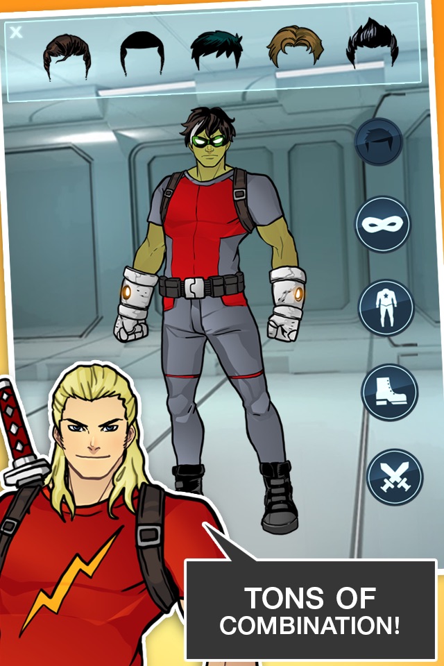 Super Hero Games - Create A Character Boys Games 2 screenshot 3