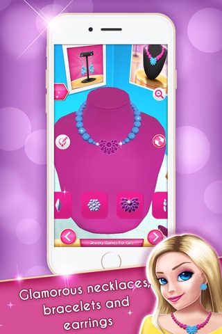 Jewelry Games For Girls 3D: Fashion Design Studio screenshot 3