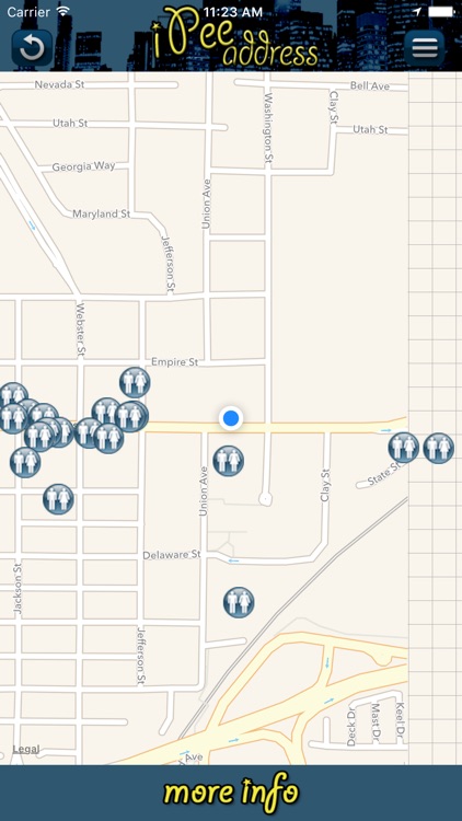 iPee Address - Restroom Finder