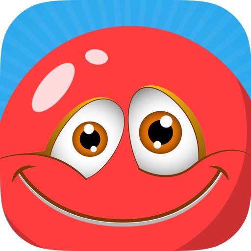 Spinning Circle Red Bouncing Balls Jump iOS App