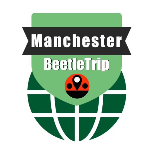Manchester travel guide and offline city map, Beetletrip Augmented Reality England Metro Train and Walks