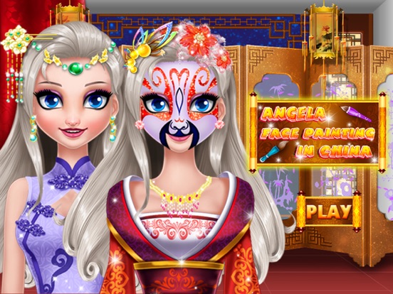 Angela Face Painting In China screenshot 4