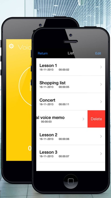 Voice Recorder ( record memos and notes in your diary voice ) Screenshot 5