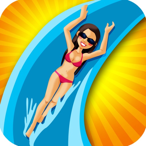 A Waterslide Beach Party Paradise PRO - Extreme Water Slide Park