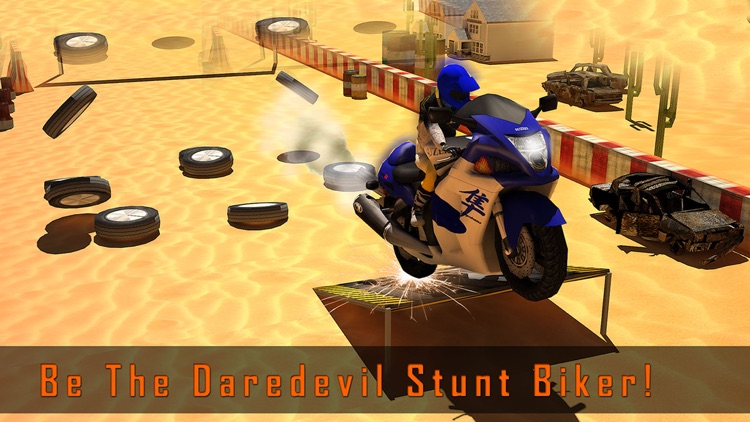 Motorcycle stunt track race - a dirt bike racing game