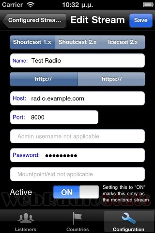 Web Radio Statistics screenshot 4