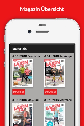 laufen.de E-Mag screenshot 3