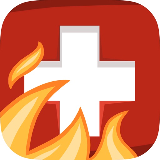 First Aid For Burns - Call The Ambulance Prof Icon
