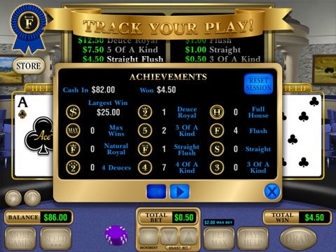RDI Deuces Wild Poker screenshot 4