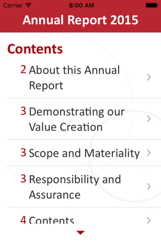 MCB Annual Report 2015 screenshot 2