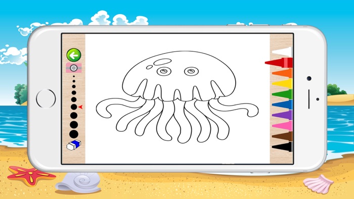 Underwater Coloring Book for Children