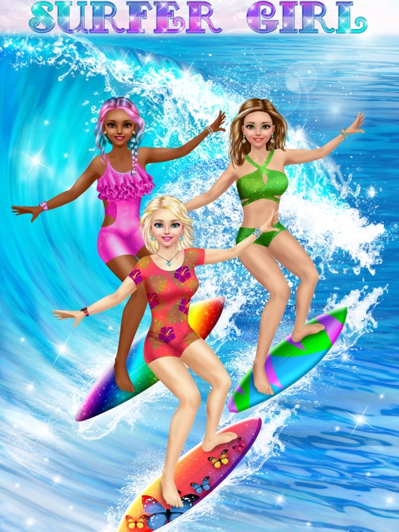 серфер девочек салон - игры для детей на iPad