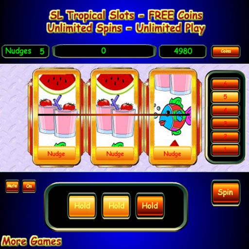 3D Tropical Slots Game