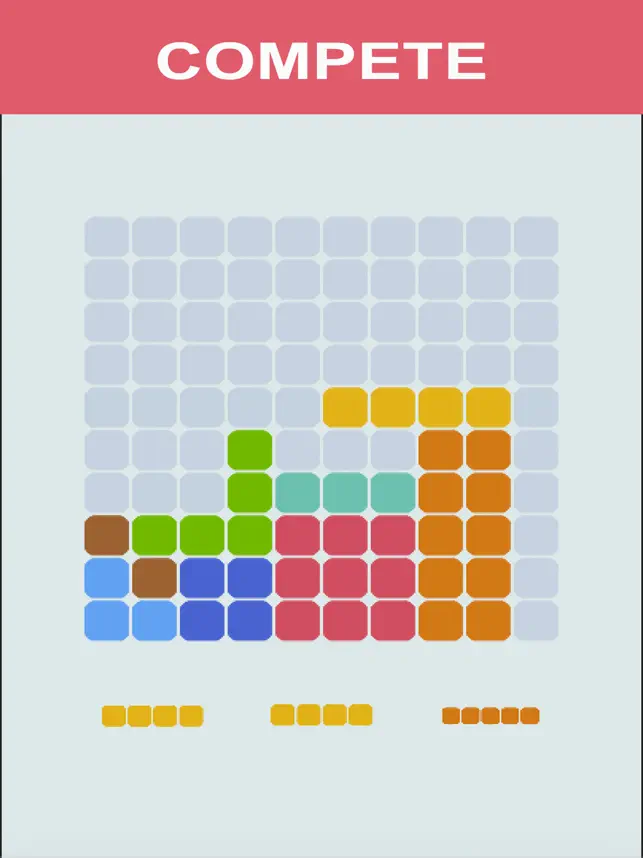 Zrzut ekranu 3 1010 Bloque de color puzzle gratis para ajustar: 10/10 pila lógica de los puntos del hexágono iphone