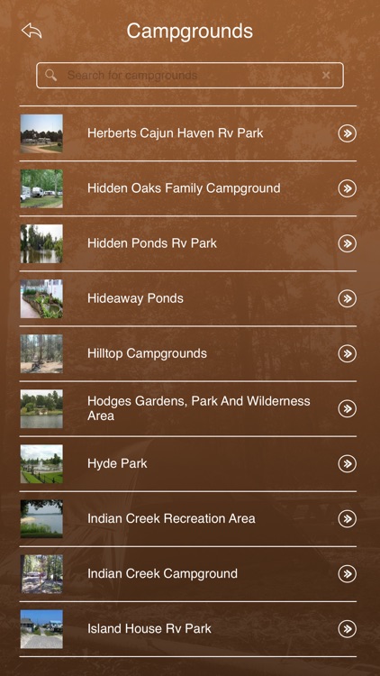 Louisiana Camping & RV Parks