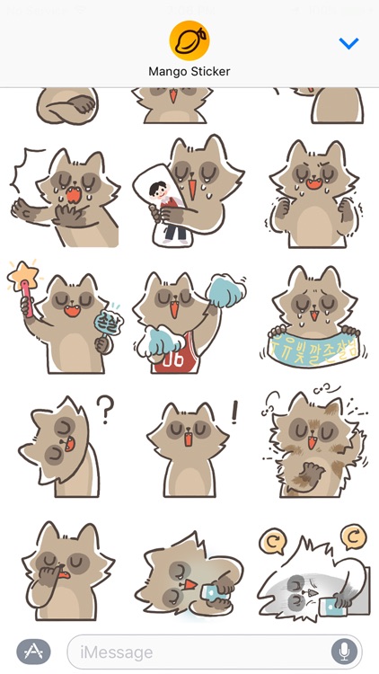 Dazzled Rockoon - Mango Sticker