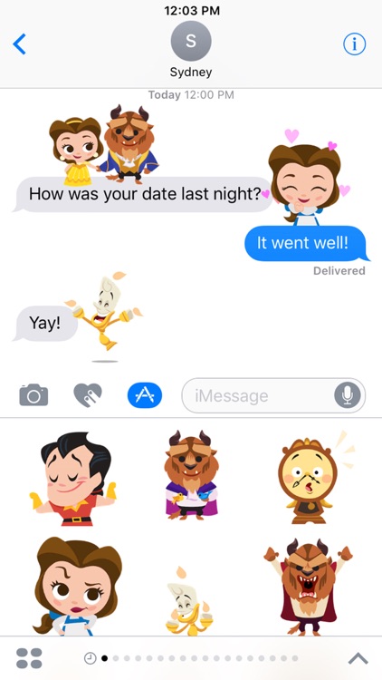Disney Stickers: Beauty and the Beast screenshot-4