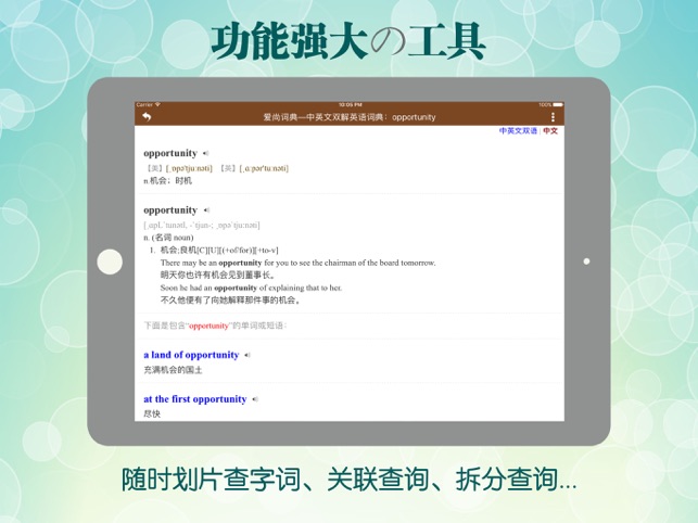 App Store 上的 爱尚词典 英语及汉字汉语大辞典