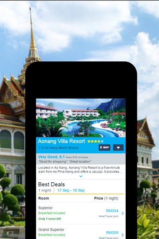 Thailand Hotel Travel Booking Deals screenshot 4