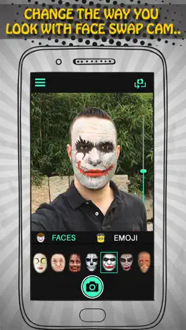 Game screenshot Real Time Face Своп Cam - селфи с маской и Emoji Наклейки mod apk