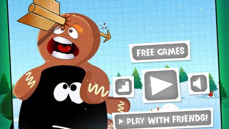 Gingerbread Stickman Bow & Arrow Shooting Showdown